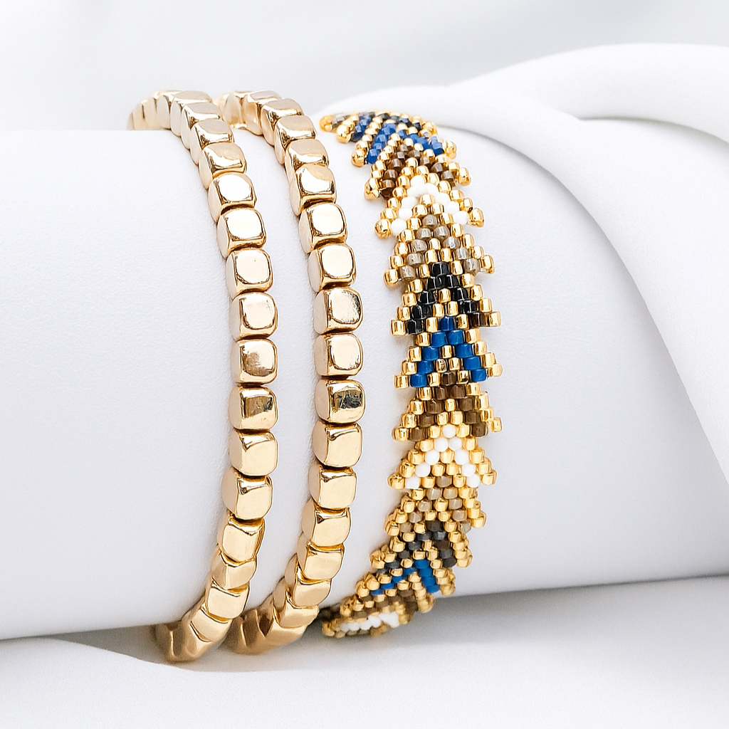 caramel-glow-bracelets-dores-hematite-chevron-hymaya.jpg